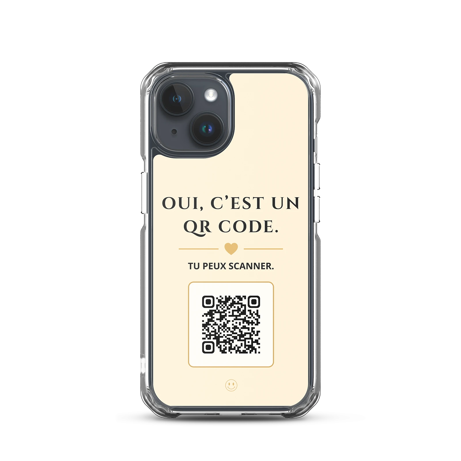 Oui, c'est un QR code - Coque connectée GoHara
