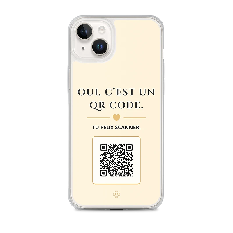 Oui, c'est un QR code - Coque connectée GoHara - vue 1